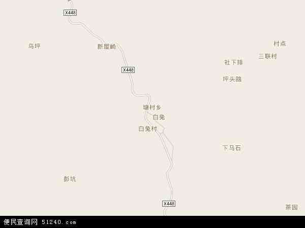 塘村乡地图 - 塘村乡电子地图 - 塘村乡高清地图 - 2024年塘村乡地图