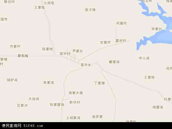 棠华乡地图 - 棠华乡电子地图 - 棠华乡高清地图 - 2024年棠华乡地图