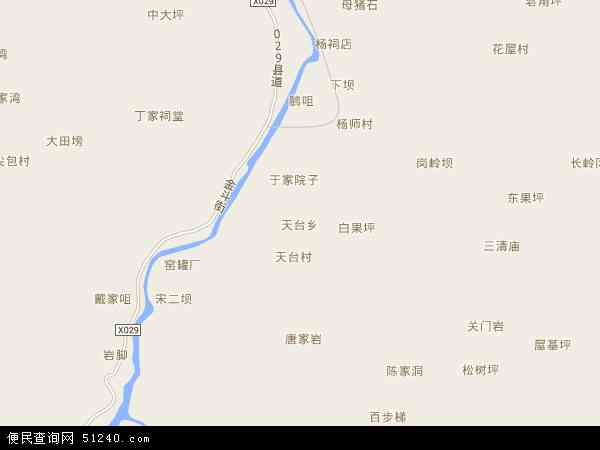 天台乡地图 - 天台乡电子地图 - 天台乡高清地图 - 2024年天台乡地图