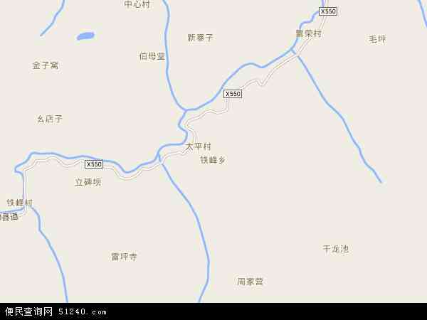 铁峰乡地图 - 铁峰乡电子地图 - 铁峰乡高清地图 - 2024年铁峰乡地图
