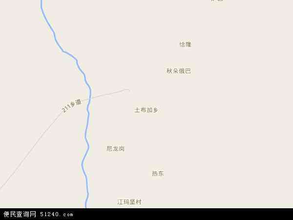 土布加乡地图 - 土布加乡电子地图 - 土布加乡高清地图 - 2024年土布加乡地图