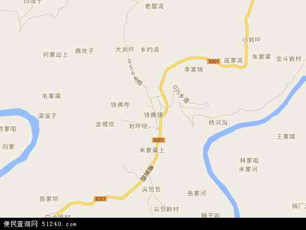 中国 四川省 巴中市 通江县 铁佛镇铁佛镇卫星地图 本站收录有:2021