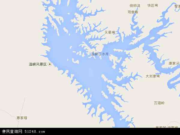 温峡水库地图 - 温峡水库电子地图 - 温峡水库高清地图 - 2024年温峡水库地图