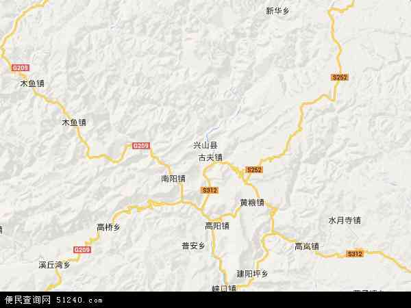 兴山县地图 - 兴山县电子地图 - 兴山县高清地图 - 2024年兴山县地图