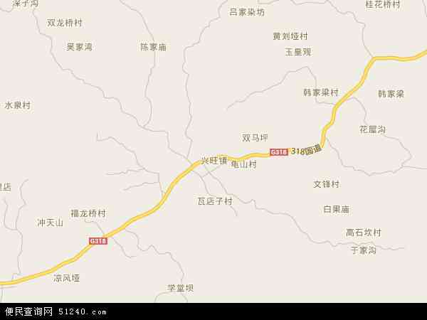 兴旺镇地图 - 兴旺镇电子地图 - 兴旺镇高清地图 - 2024年兴旺镇地图