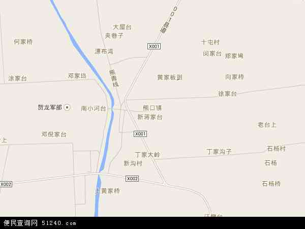 熊口镇地图 - 熊口镇电子地图 - 熊口镇高清地图 - 2024年熊口镇地图