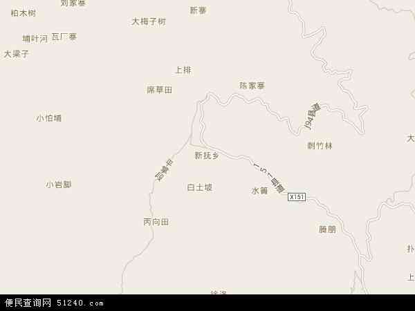 新抚镇地图 - 新抚镇电子地图 - 新抚镇高清地图 - 2024年新抚镇地图