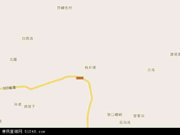 杨井镇地图 - 杨井镇电子地图 - 杨井镇高清地图 - 2024年杨井镇地图