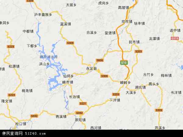 永定县地图 - 永定县电子地图 - 永定县高清地图 - 2024年永定县地图