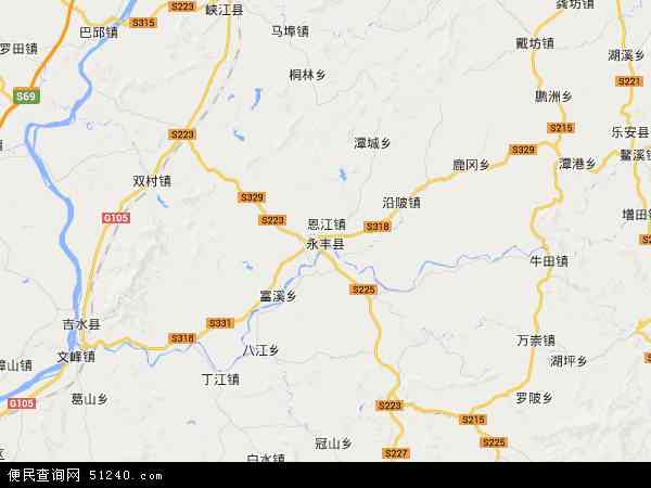 永丰县地图 - 永丰县电子地图 - 永丰县高清地图 - 2024年永丰县地图