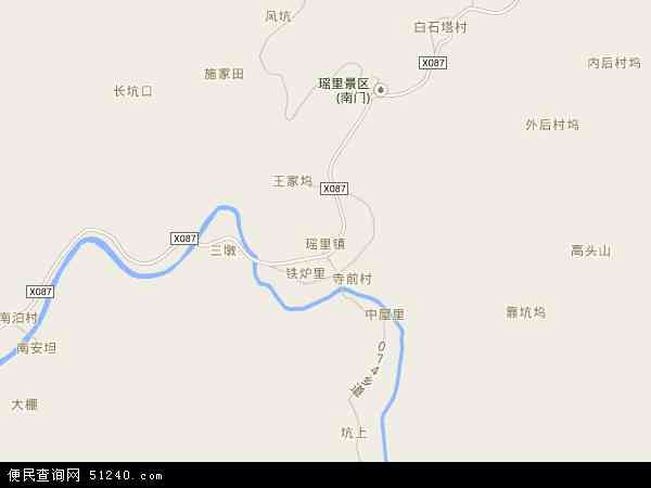 瑶里镇地图 - 瑶里镇电子地图 - 瑶里镇高清地图 - 2024年瑶里镇地图