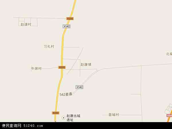 赵康镇地图 - 赵康镇电子地图 - 赵康镇高清地图 - 2024年赵康镇地图