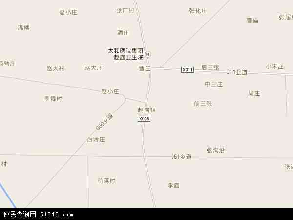 赵庙镇地图 - 赵庙镇电子地图 - 赵庙镇高清地图 - 2024年赵庙镇地图