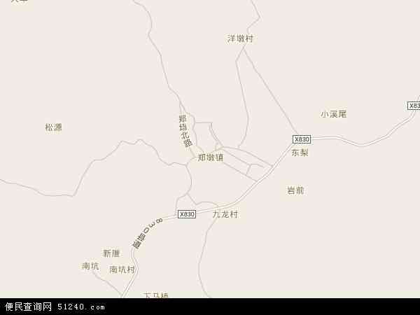 郑墩镇地图 - 郑墩镇电子地图 - 郑墩镇高清地图 - 2024年郑墩镇地图