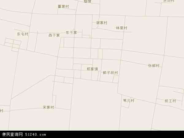 郑家镇地图 - 郑家镇电子地图 - 郑家镇高清地图 - 2024年郑家镇地图
