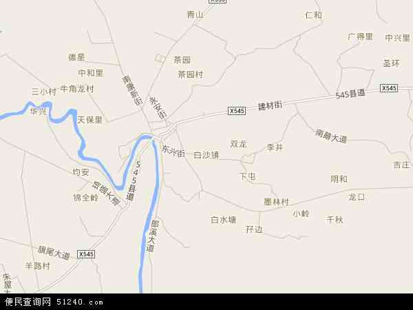 白沙镇地图 - 白沙镇电子地图 - 白沙镇高清地图 - 2024年白沙镇地图