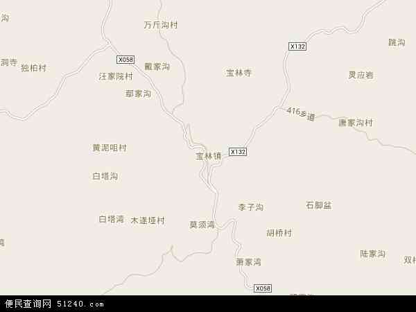 宝林镇地图 - 宝林镇电子地图 - 宝林镇高清地图 - 2024年宝林镇地图