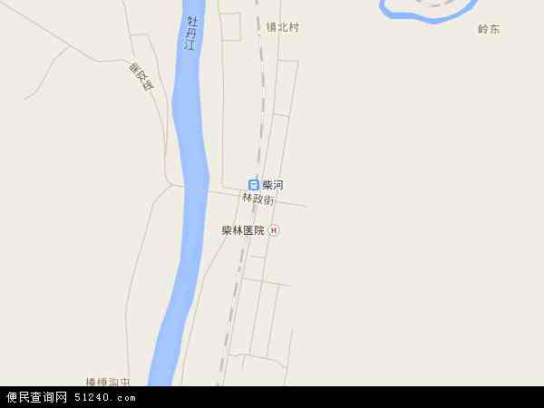 柴河镇地图 - 柴河镇电子地图 - 柴河镇高清地图 - 2024年柴河镇地图