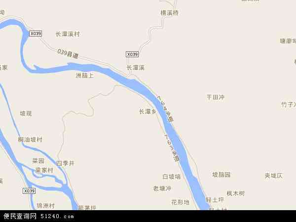 长潭乡地图 - 长潭乡电子地图 - 长潭乡高清地图 - 2024年长潭乡地图