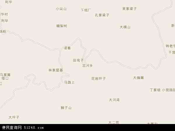岔河乡地图 - 岔河乡电子地图 - 岔河乡高清地图 - 2024年岔河乡地图