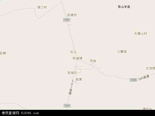 陈城镇地图 - 陈城镇电子地图 - 陈城镇高清地图 - 2024年陈城镇地图