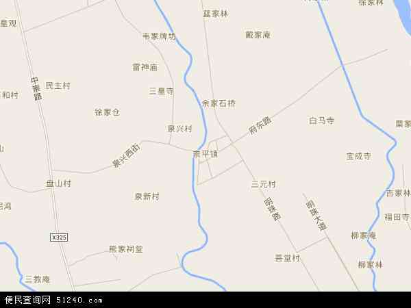 崇平镇地图 - 崇平镇电子地图 - 崇平镇高清地图 - 2024年崇平镇地图