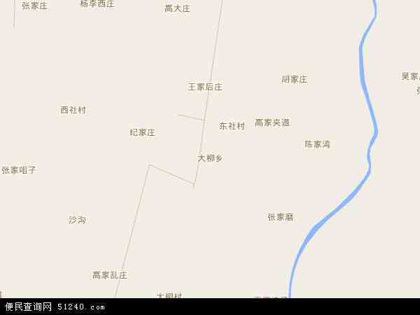 大柳乡地图 - 大柳乡电子地图 - 大柳乡高清地图 - 2024年大柳乡地图
