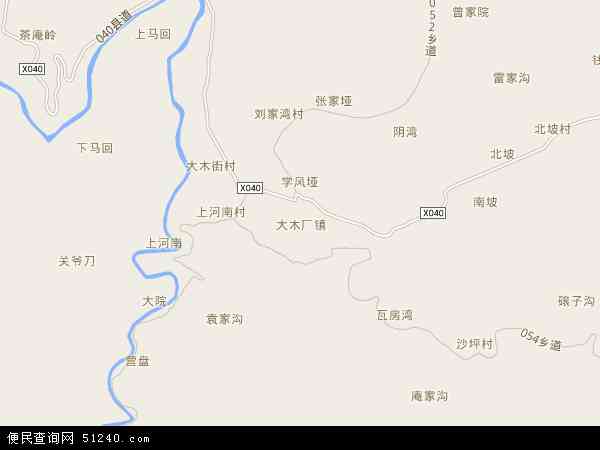 中国 湖北省 十堰市 房县 大木厂镇大木厂镇卫星地图 本站收录有:2021