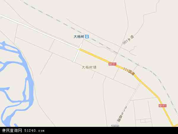 大杨树镇地图 - 大杨树镇电子地图 - 大杨树镇高清地图 - 2024年大杨树镇地图