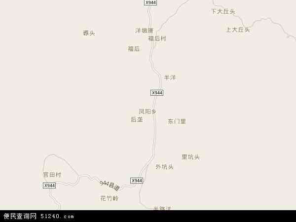 凤阳乡地图 - 凤阳乡电子地图 - 凤阳乡高清地图 - 2024年凤阳乡地图