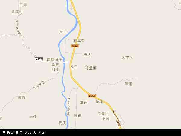 福堂镇地图 - 福堂镇电子地图 - 福堂镇高清地图 - 2024年福堂镇地图