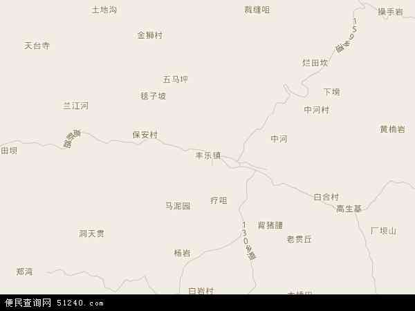 丰乐镇地图 - 丰乐镇电子地图 - 丰乐镇高清地图 - 2024年丰乐镇地图