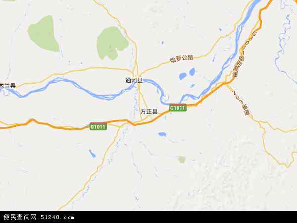 方正县地图 - 方正县电子地图 - 方正县高清地图 - 2024年方正县地图