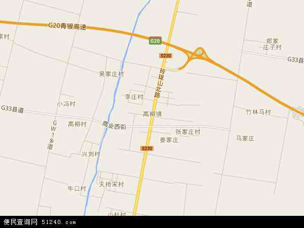 高柳镇地图 - 高柳镇电子地图 - 高柳镇高清地图 - 2024年高柳镇地图