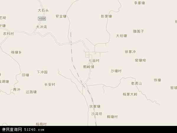 鹤岭镇地图 鹤岭镇电子地图 鹤岭镇高清地图 2021年鹤岭镇地图