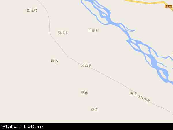 河支乡地图 - 河支乡电子地图 - 河支乡高清地图 - 2024年河支乡地图