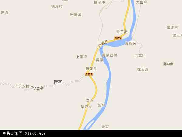 黄茅乡地图 - 黄茅乡电子地图 - 黄茅乡高清地图 - 2024年黄茅乡地图