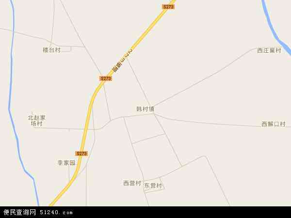 韩村镇地图 - 韩村镇电子地图 - 韩村镇高清地图 - 2024年韩村镇地图