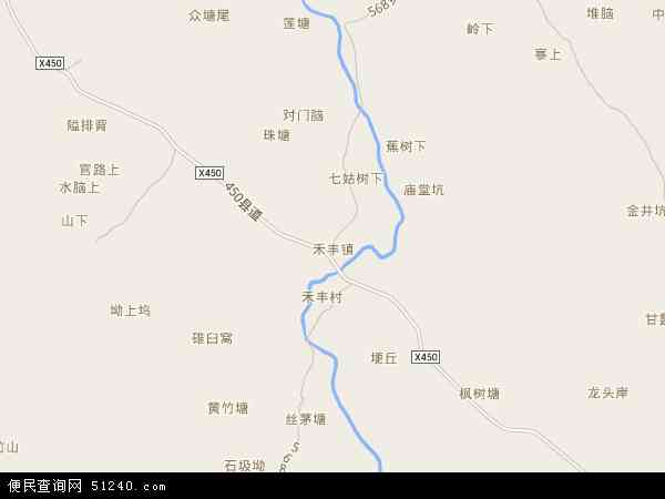 禾丰镇地图 - 禾丰镇电子地图 - 禾丰镇高清地图 - 2024年禾丰镇地图