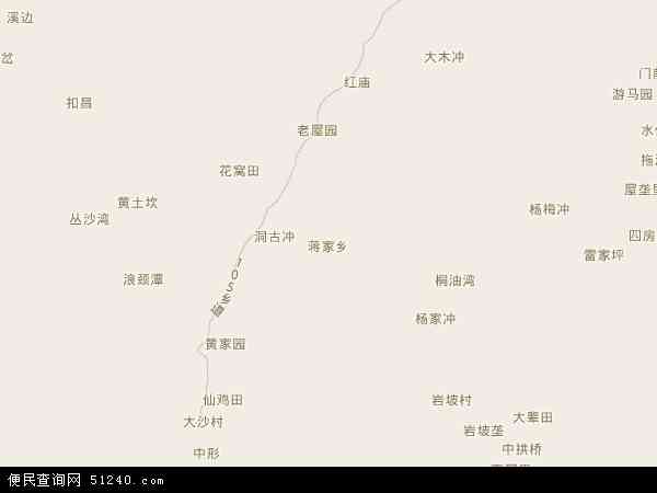蒋家乡地图 - 蒋家乡电子地图 - 蒋家乡高清地图 - 2024年蒋家乡地图