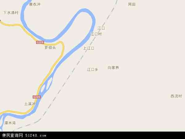 江口乡地图 - 江口乡电子地图 - 江口乡高清地图 - 2024年江口乡地图