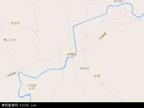 姜疃镇地图 - 姜疃镇电子地图 - 姜疃镇高清地图 - 2024年姜疃镇地图