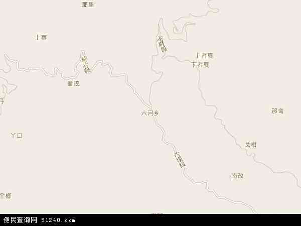 六河乡地图 - 六河乡电子地图 - 六河乡高清地图 - 2024年六河乡地图