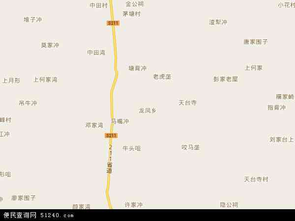 龙凤乡地图 - 龙凤乡电子地图 - 龙凤乡高清地图 - 2024年龙凤乡地图