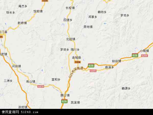 连城县地图 - 连城县电子地图 - 连城县高清地图 - 2024年连城县地图