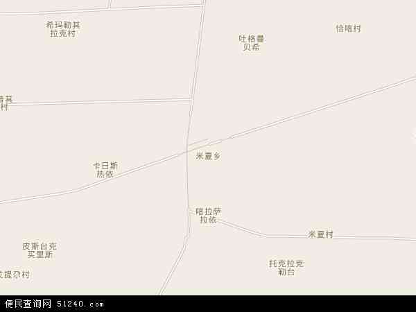 米夏乡地图 - 米夏乡电子地图 - 米夏乡高清地图 - 2024年米夏乡地图