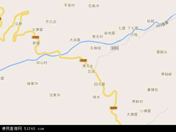 青天乡地图 - 青天乡电子地图 - 青天乡高清地图 - 2024年青天乡地图
