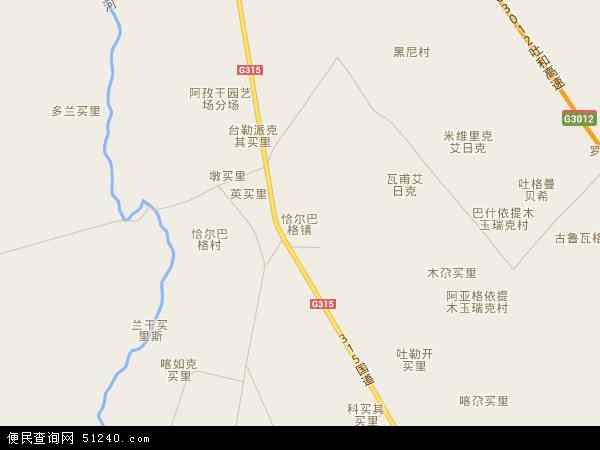 恰尔巴格镇地图 - 恰尔巴格镇电子地图 - 恰尔巴格镇高清地图 - 2024年恰尔巴格镇地图
