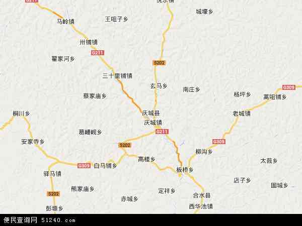 庆城县地图 - 庆城县电子地图 - 庆城县高清地图 - 2024年庆城县地图