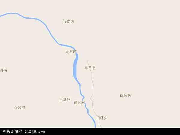 三合乡地图 - 三合乡电子地图 - 三合乡高清地图 - 2024年三合乡地图
